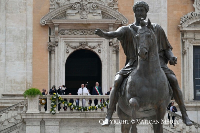 El maravilloso discurso del Papa sobre Roma, de cara al Jubileo, en el capitolio de la ciudad
