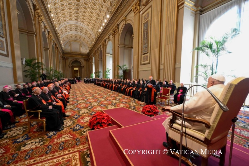 Sobre la benedicencia: una gran reflexión del Papa para cardenales de la Curia Romana útil para todo católico