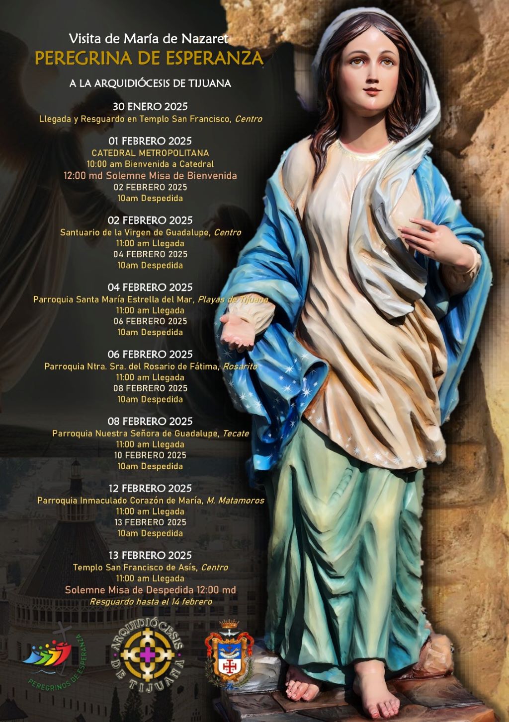 Reliquia de la casa de la Virgen María inicia un recorrido por México: estas son las ciudades donde estará