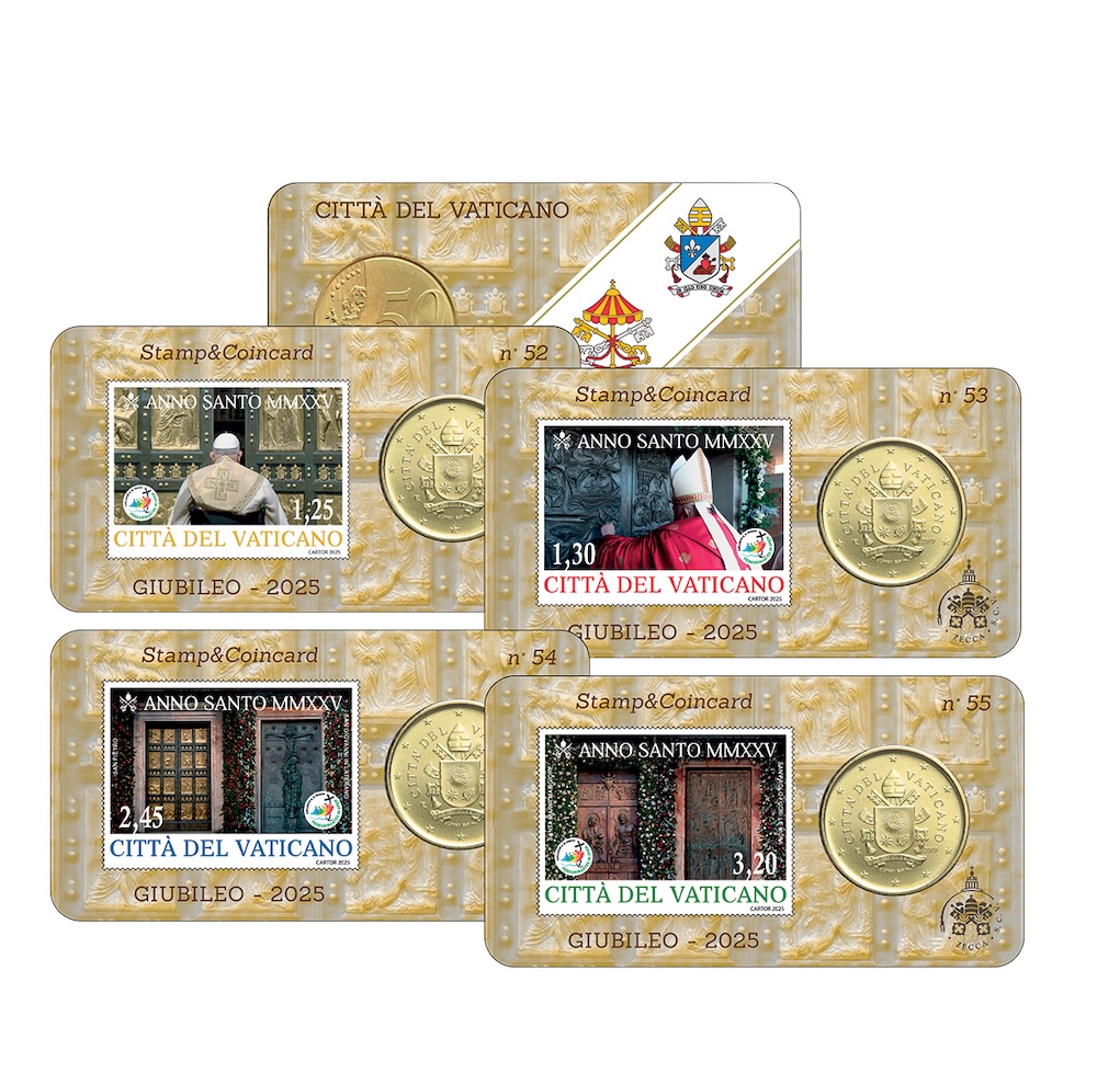 Así son los nuevos euros en la Ciudad del Vaticano: con la imagen de Miguel Ángel y la Sede Vacante